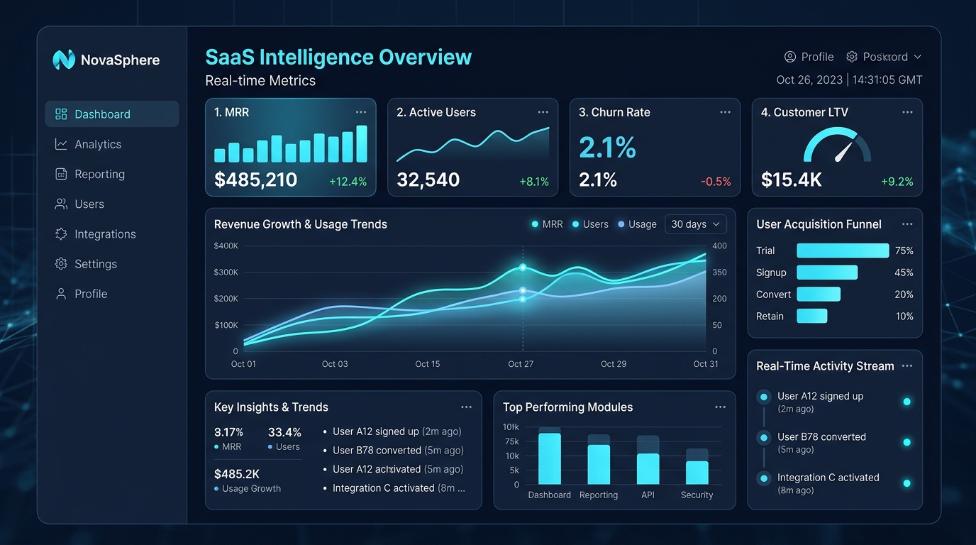 NovaSphere SaaS Intelligence